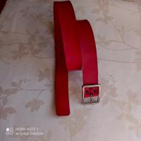 Ceinture rouge  3.5 CM  NOV 24